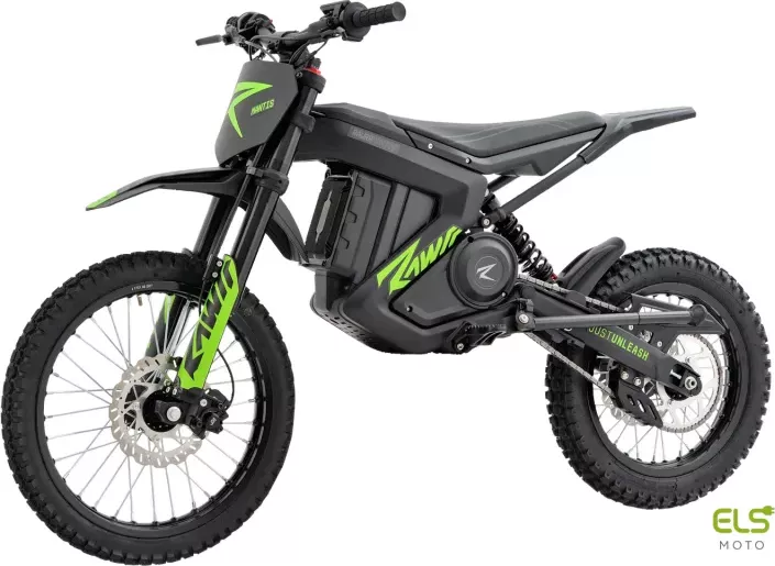 Elektromotorka - pitbike Rawrr Mantis mini R17 APP motor až 65 KW 210Nm 72V systém bat LG 1440 Wh