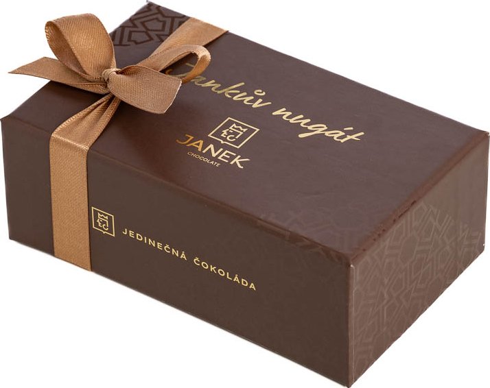 Čokoládovna JANEK JANKŮV arašídový nugát - cihlička 220g