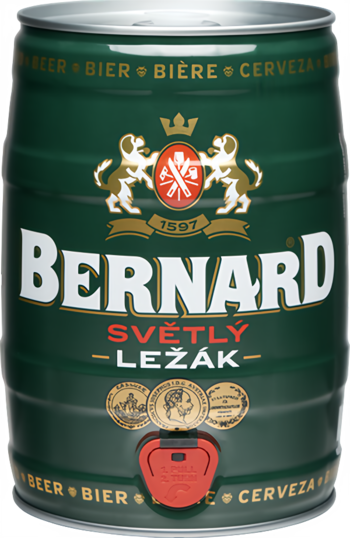 Bernard Světlý ležák pivo 5l