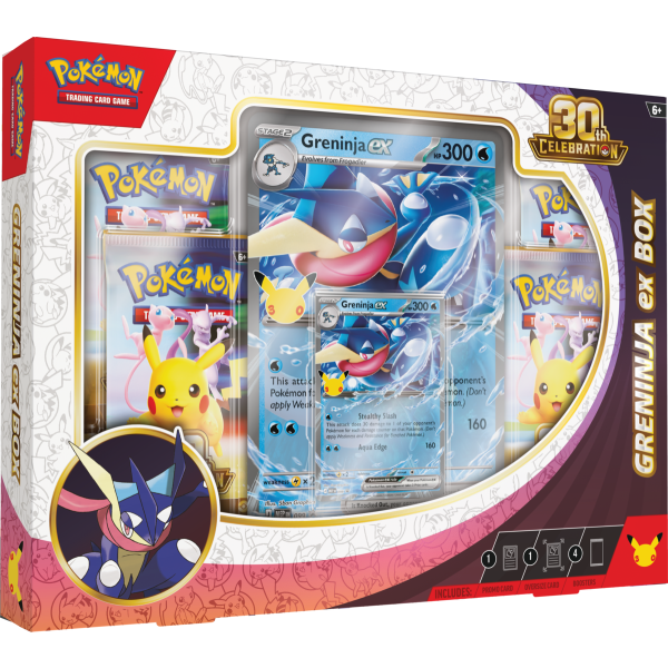 Pokémon TCG: 30th Celebration Greninja ex Box