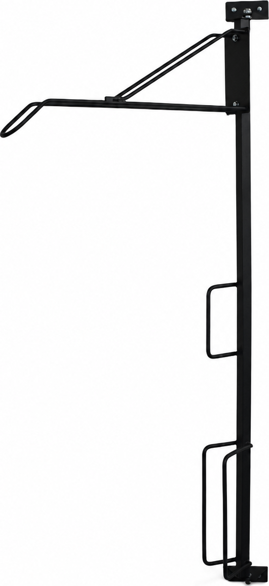 KACERLE KS-750 – nástěnný otočný stojan na kolo do 50 kg plášť do 6 cm (2,4") standardní horská kola, s okem k uzamčení