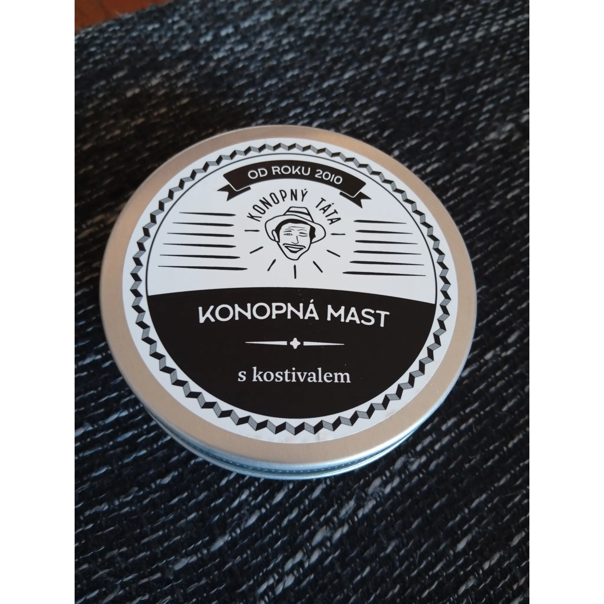 Fotografie 5 - Bylinná léčivá mast Konopný táta Konopná mast s kostivalem 200 ml