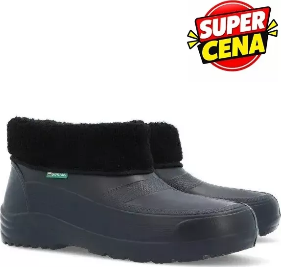 Dámské holínky DEMAR BBL 2 3931 černé, zateplené extra nízké 36