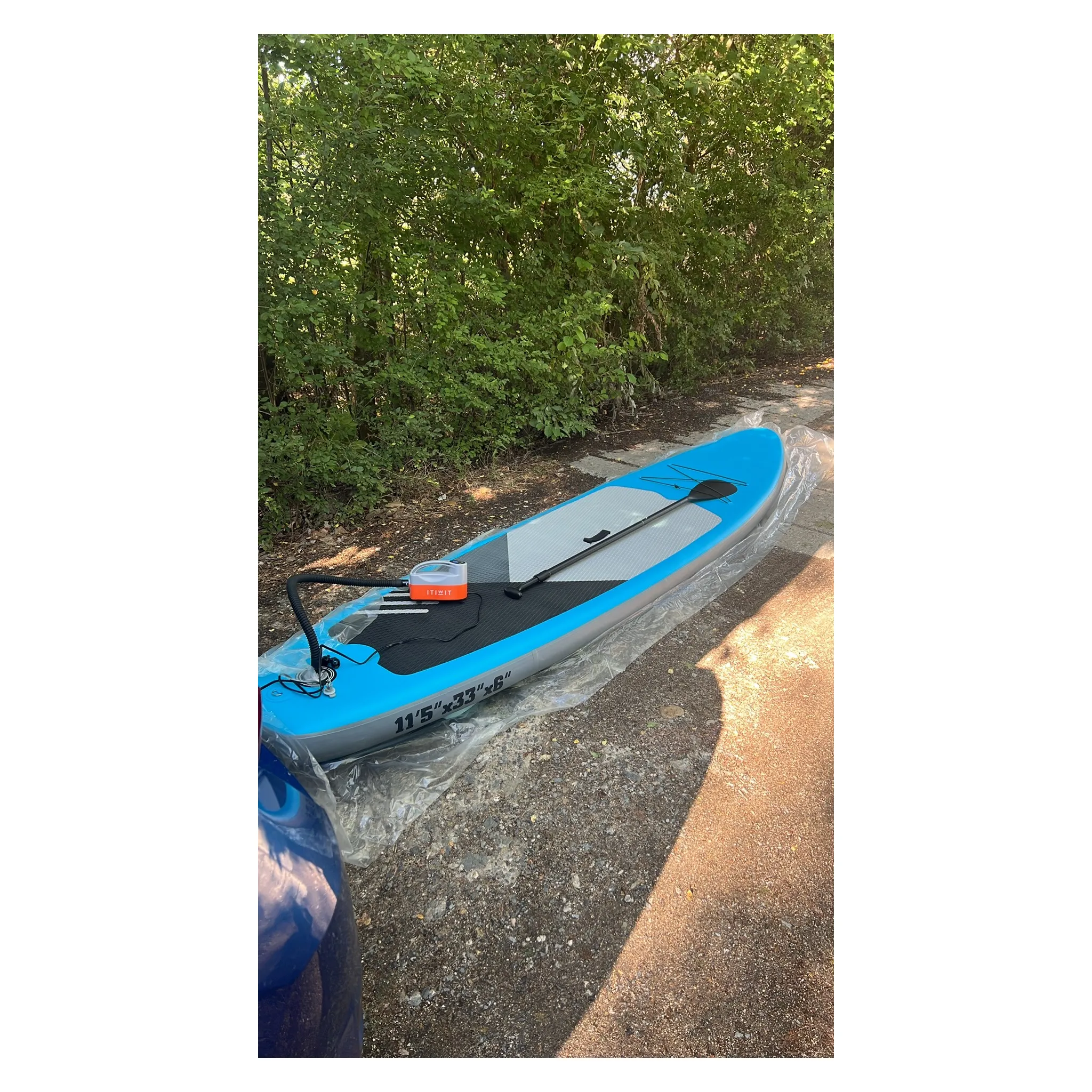 Fotografie 2 - Paddleboard Paddleboard SUP RC-K-2319 s příslušenstvím 350 cm modrý