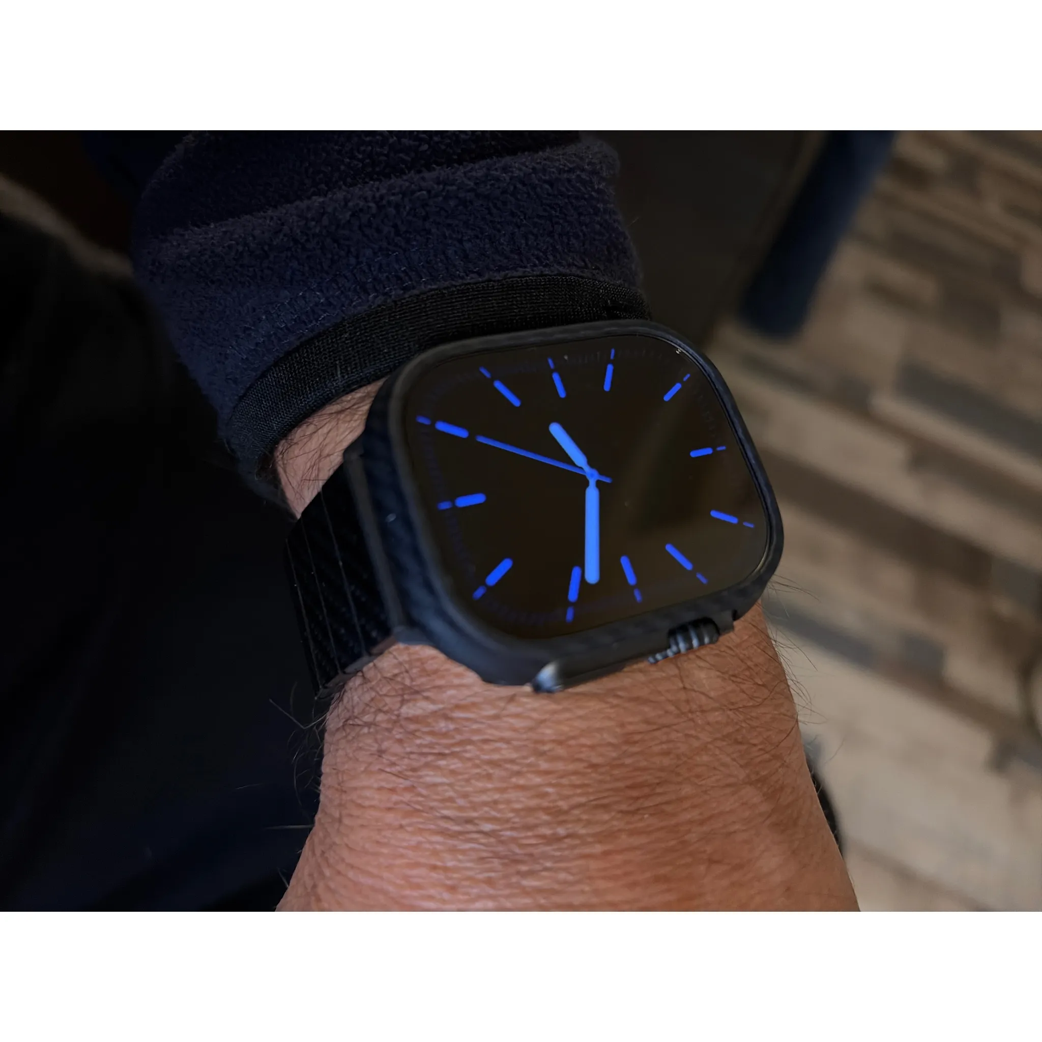 Fotografie 4 - Kryt na chytré hodinky Pitaka Air Case kryt pro Apple Watch Ultra 49 mm černý/šedý