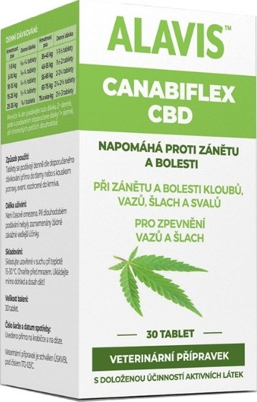Alavis Canabiflex CBD 30 tbl