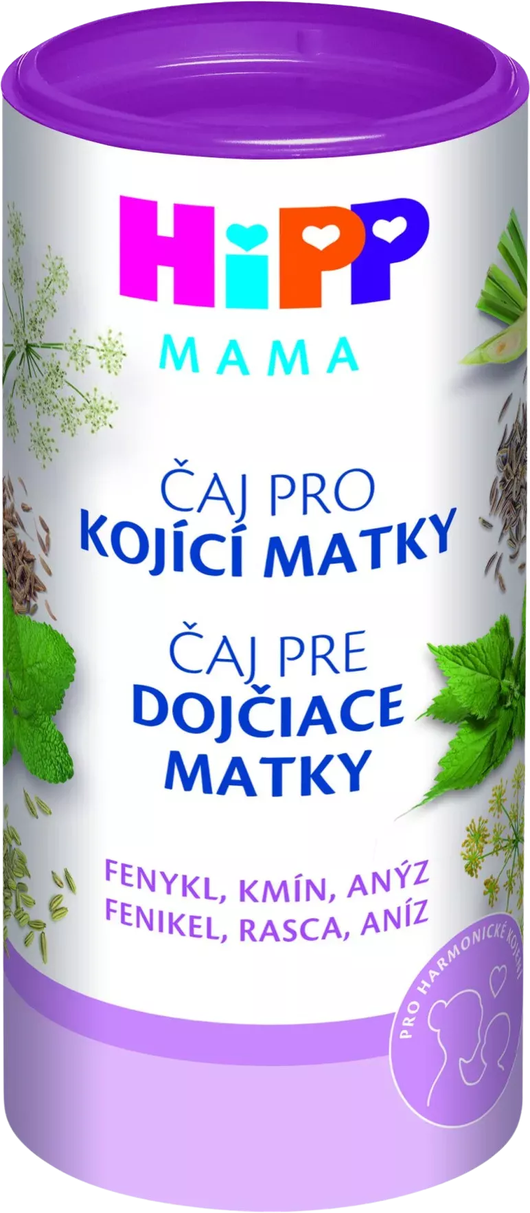 HiPP MAMA Čaj instantní pro kojící maminky 200 g