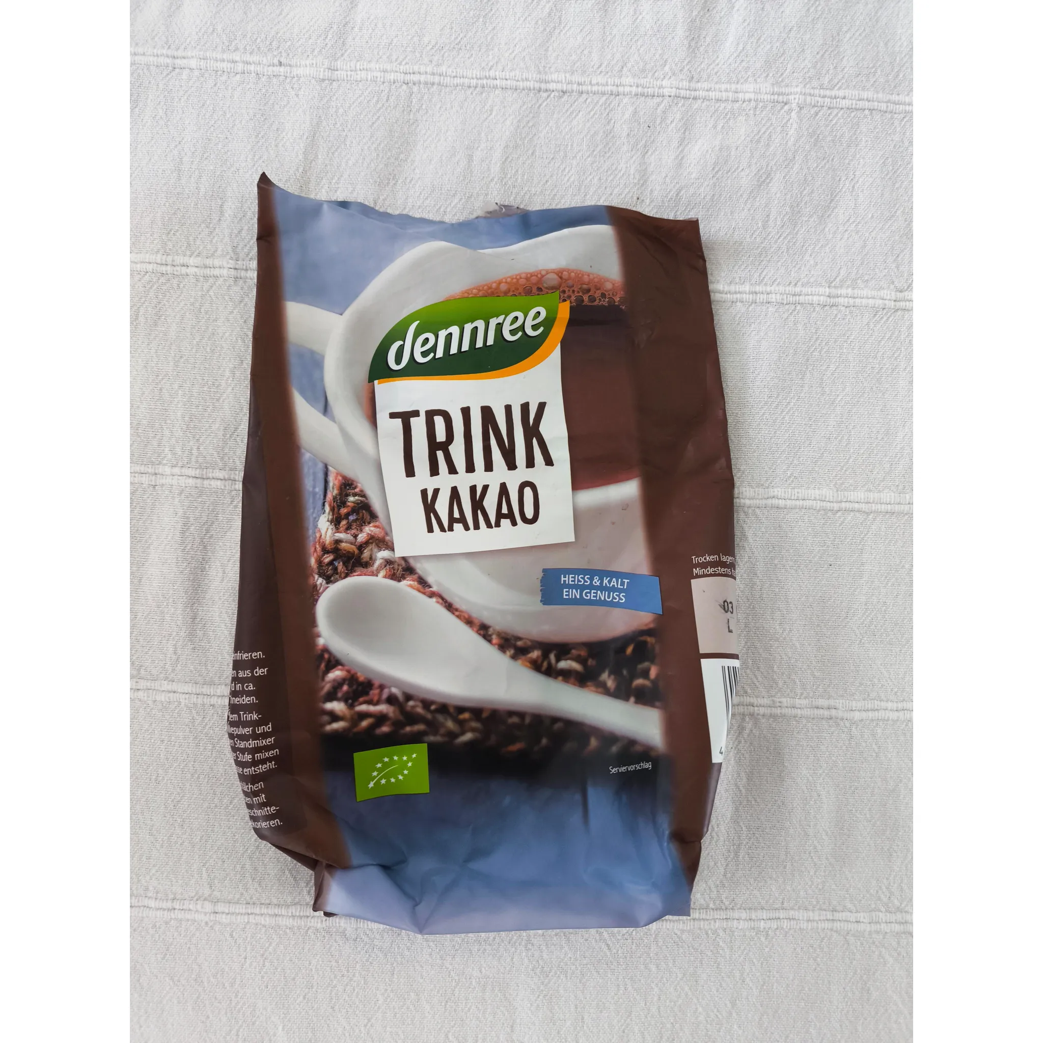 Fotografie 3 -  Dennree Instantní kakaový nápoj BIO 400 g