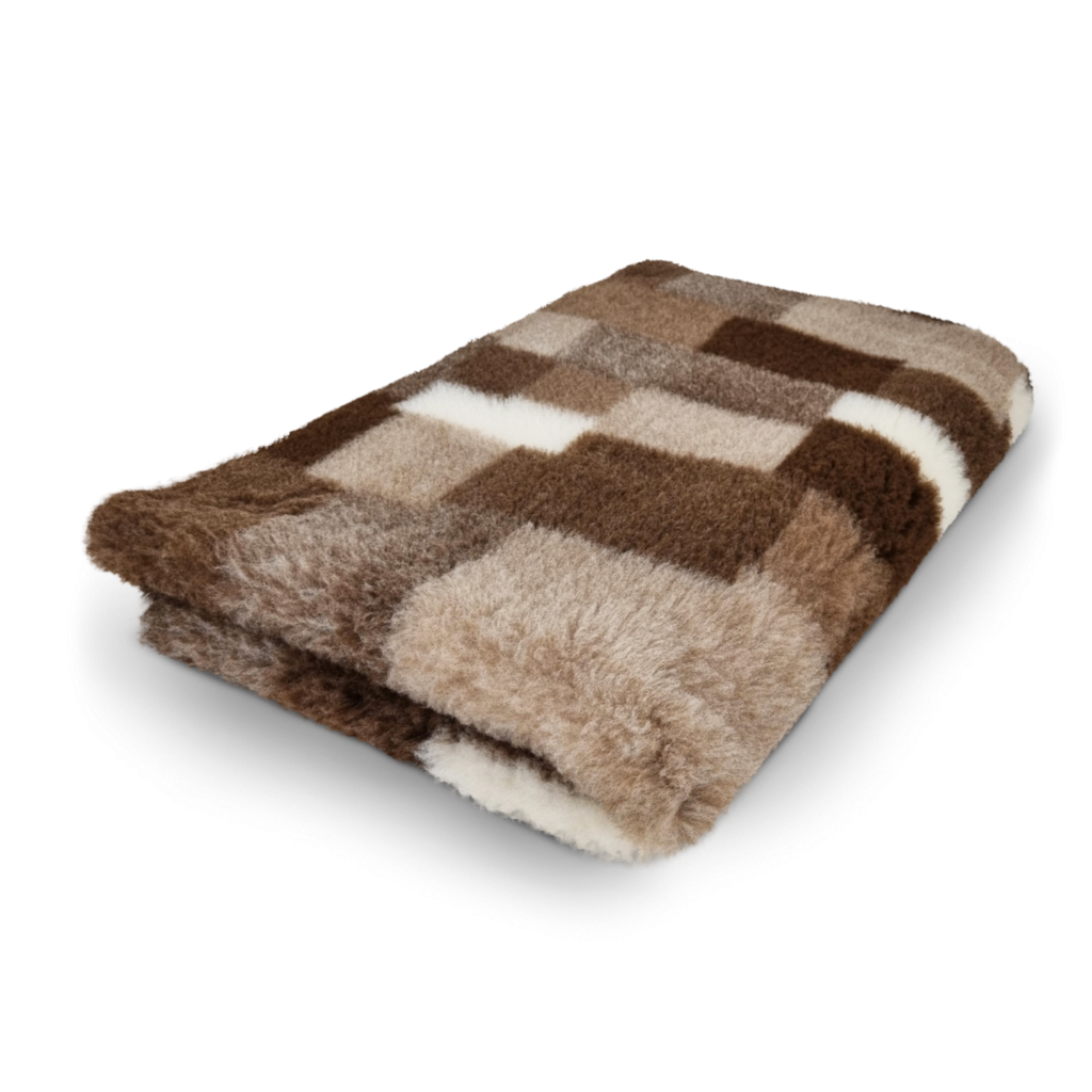 VetBed patchwork hnědá Varianta: S