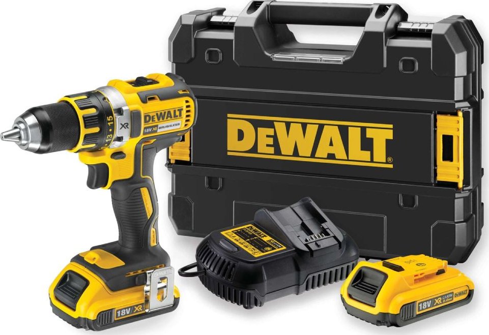 Aku vrtačka s příklepem DeWalt DCD709D2T