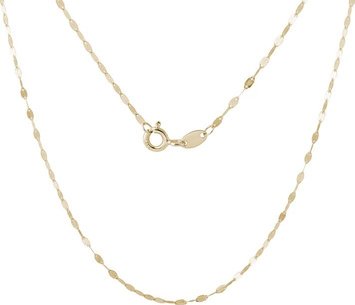 Zlatý řetízek typu Lip Chain v délce 42 cm KLENOTA