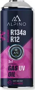 Alpino R134a / R12 3v1 (plyn + olej PAG + UV barvivo)