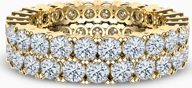 Korbička Šperky Dámsky snubný prsteň 015 - Diamant SI1/E -bílé zlato/žluté zlato/červené zlato