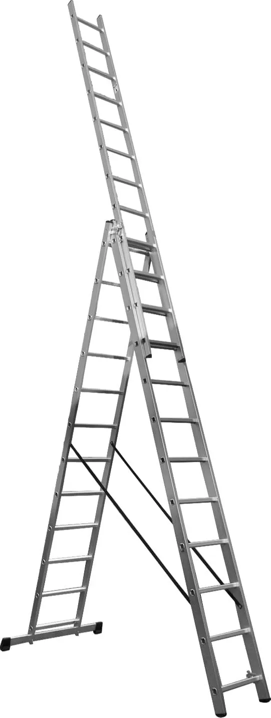 Žebřík hliníkový třídílný 3x12 Procraft PLA3.788 Dárek + doprava zdarma při nákupu na e-shopu