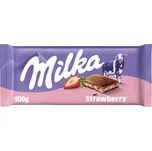 Milka Mléčná čokoláda jahoda 100 g