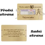 Dárková obálka k narozeninám Tvůj první…