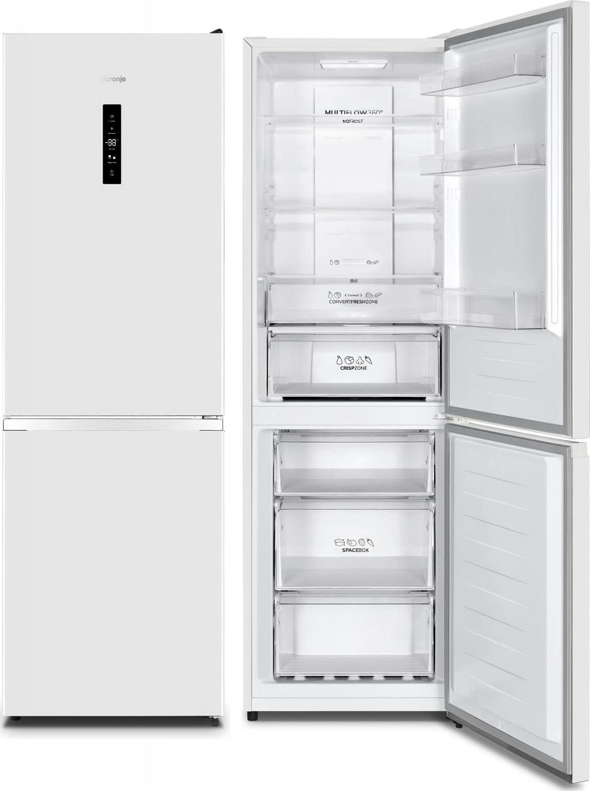 Chladnička s mrazničkou kombinovaná Gorenje N619EAW4
