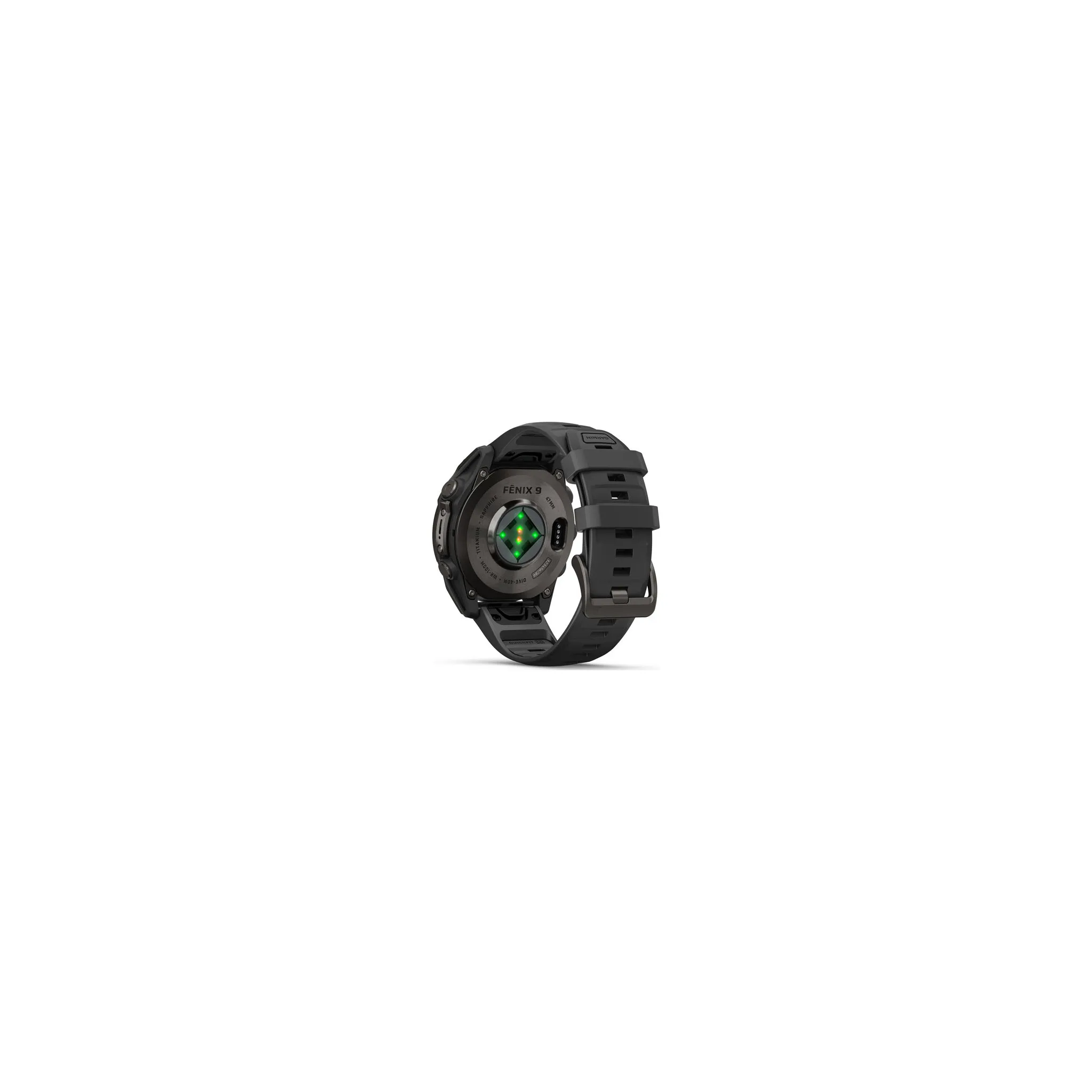 Fotografie 3 - Chytré hodinky Garmin fēnix 9 Pro 51 mm inReach Carbon Gray DLC Titanium Black/Pebble