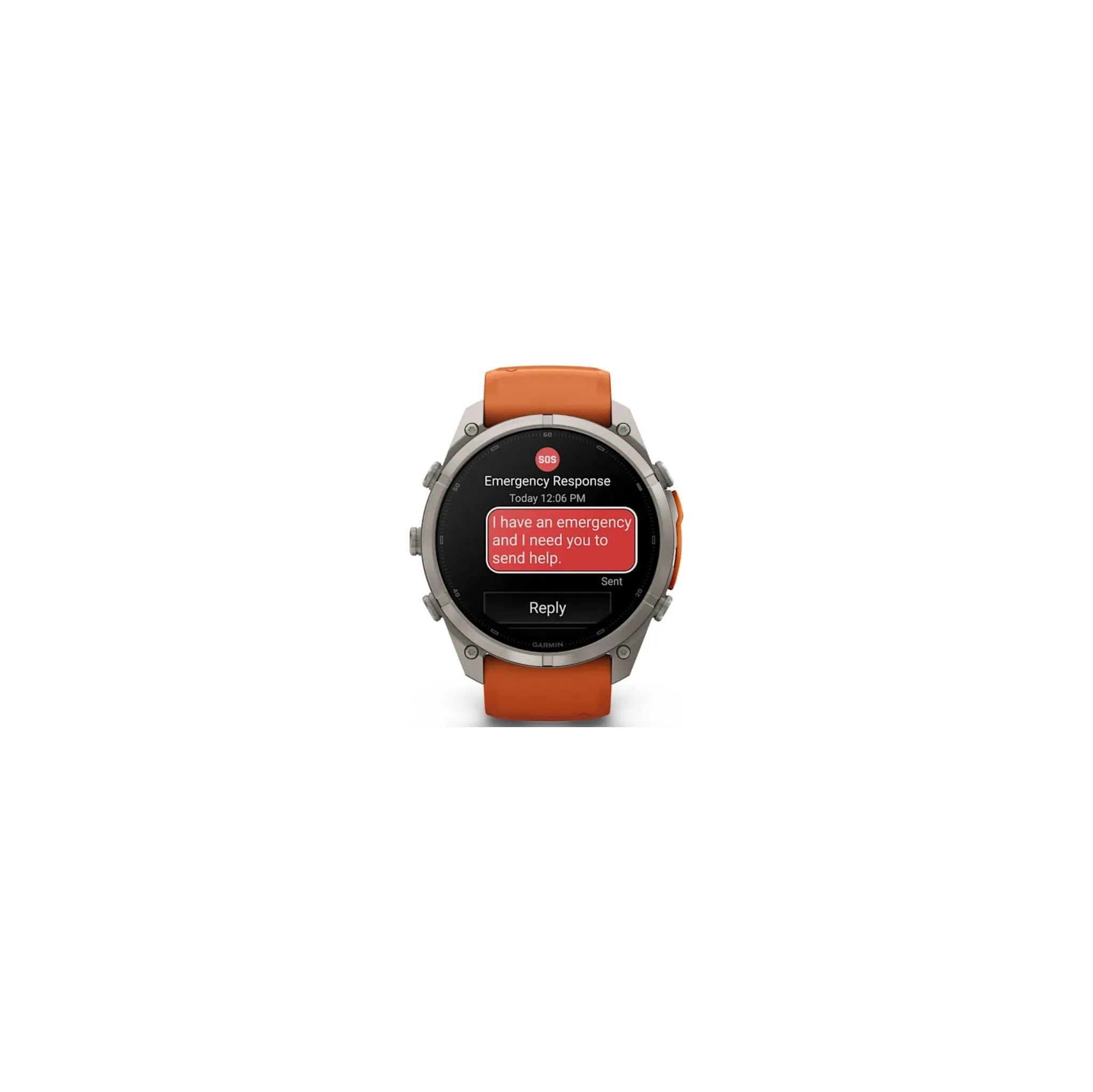 Fotografie 3 - Chytré hodinky Garmin fēnix 9 Pro 51 mm inReach Titanium Autumn Orange/Spark