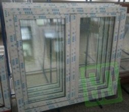 Plastové okno 130x120 bílé 130/120os2b