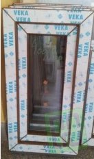 Plastové okno 40x80 zlatý dub, Zvolene provedeni Levé 40/80os1zd