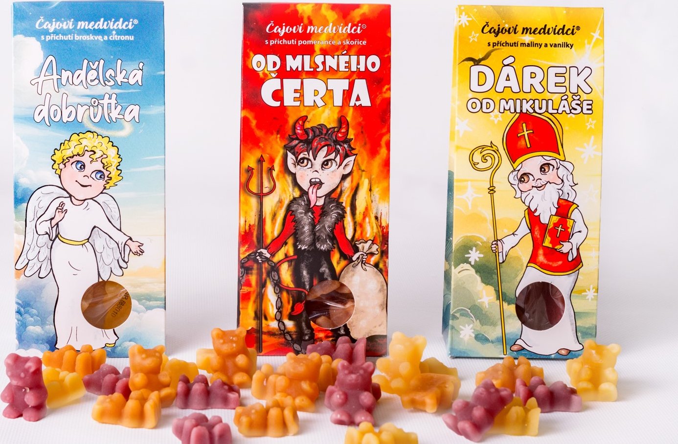 LIPOO MIKULÁŠSKÝ BALÍČEK ČAJOVÝCH MEDVÍDKŮ