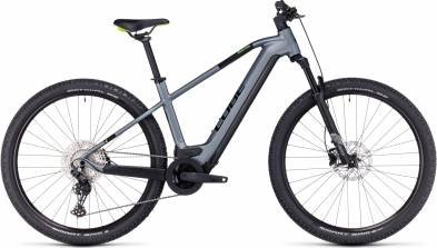 CUBE 29" Reaction Hybrid PRO Barva: flashgrey´n´green, Baterie: Smart 625 Wh, Velikost: 19" Elektrokolo