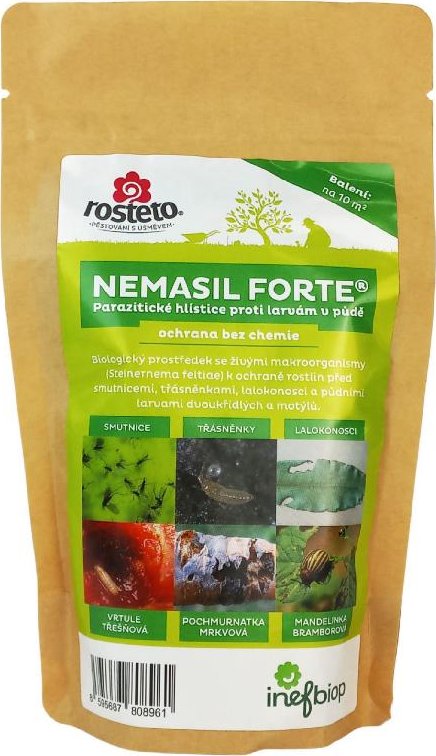 Nemasil Forte® 5 mil. – parazitická háďátka proti půdním škůdcům na 10 m²