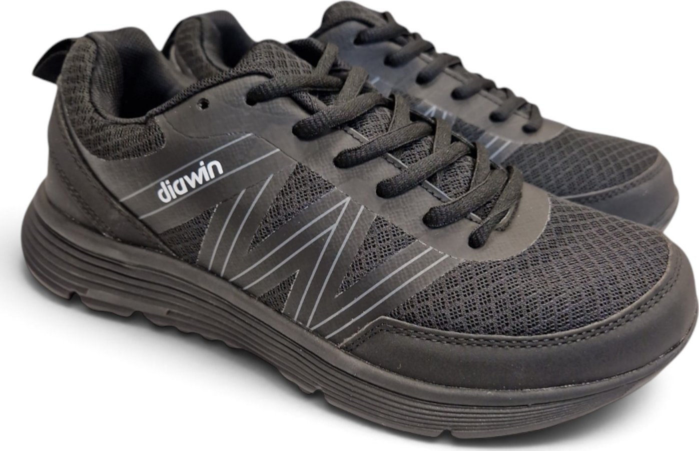 Unisex zdravotní obuv Diawin Refreshing Black Velikost: 41, Šířka: L (extra široká) / Extra Wide