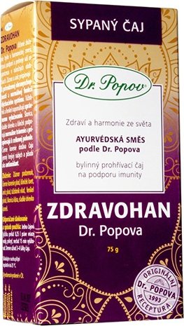 Zdravohan ayurvédská sypaná směs 75g - Dr. Popov (Doplněk stravy)