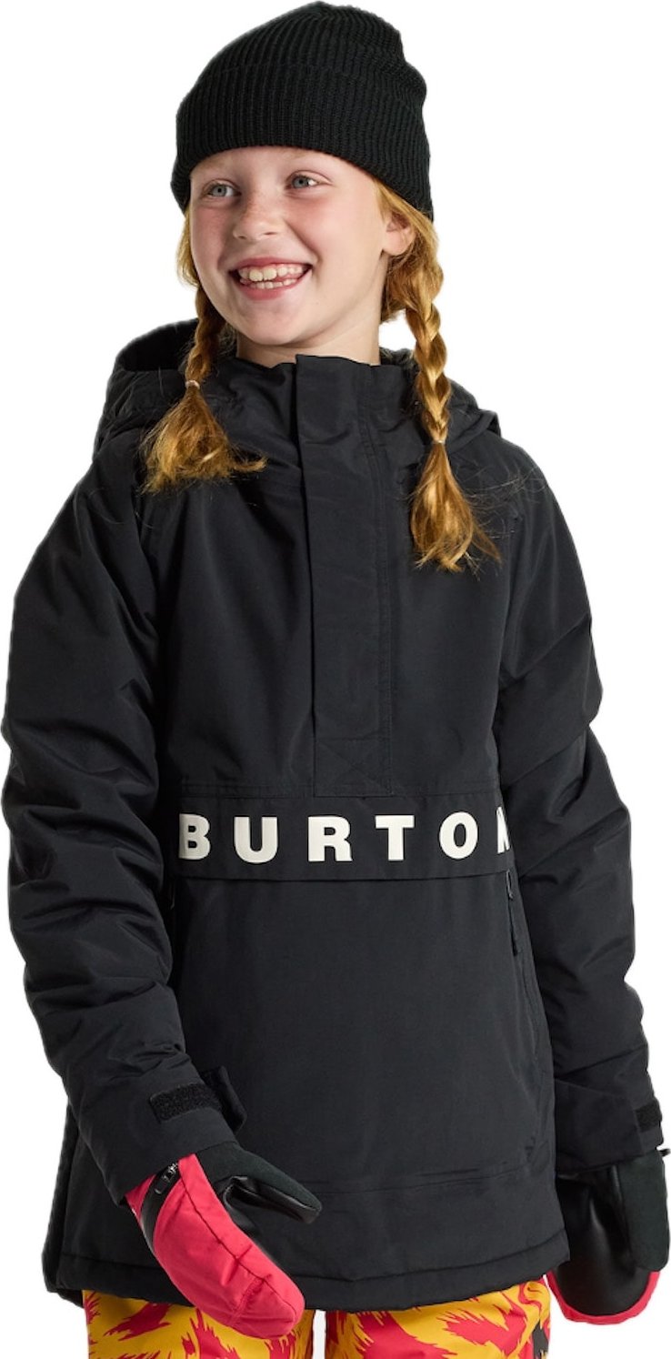 Bunda na snowboard Burton Kids Frostner Anorak true black JR XL 2027 - Odesíláme do 24 hodin