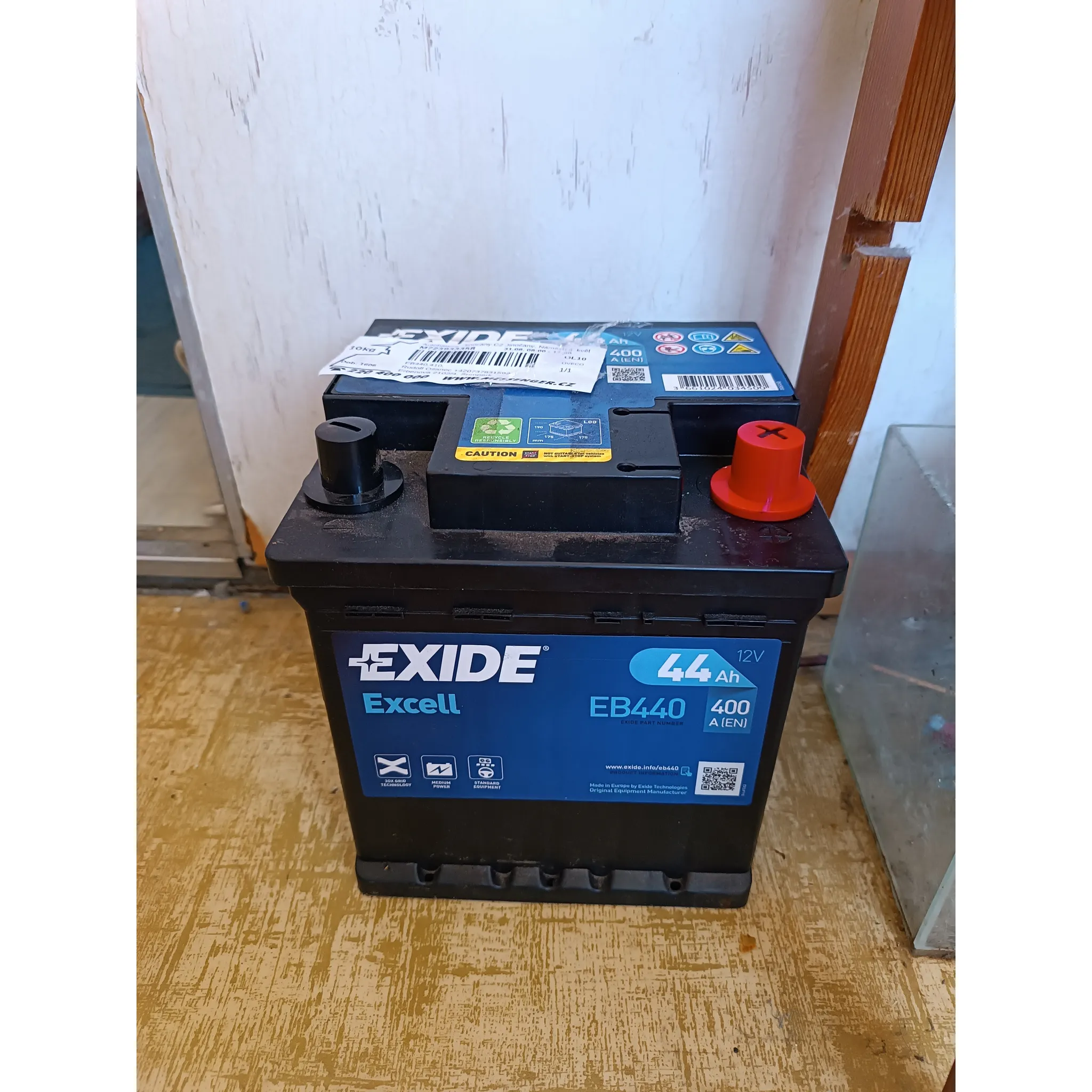 Fotografie 3 - Autobaterie Exide Excell EB440 44Ah 12V 400A