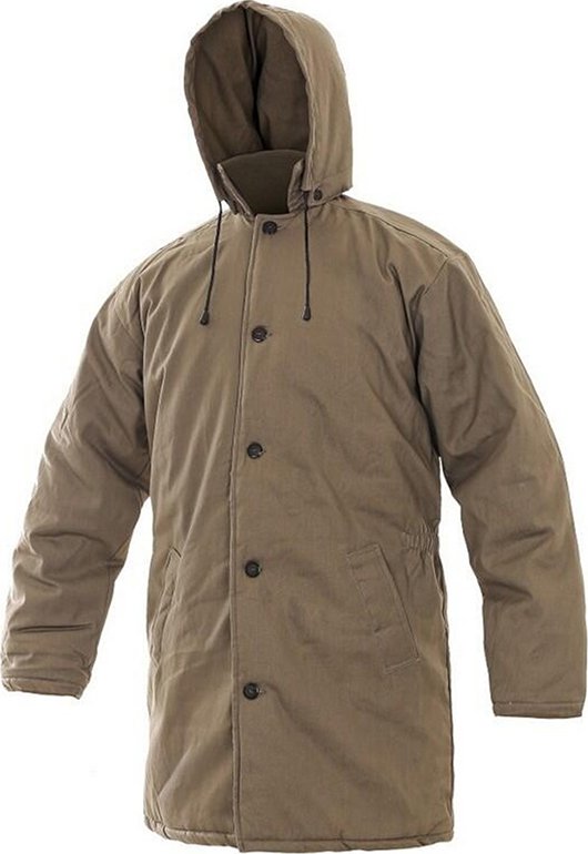 Zimní vatovaný 3/4 kabát CXS JUTOS - khaki