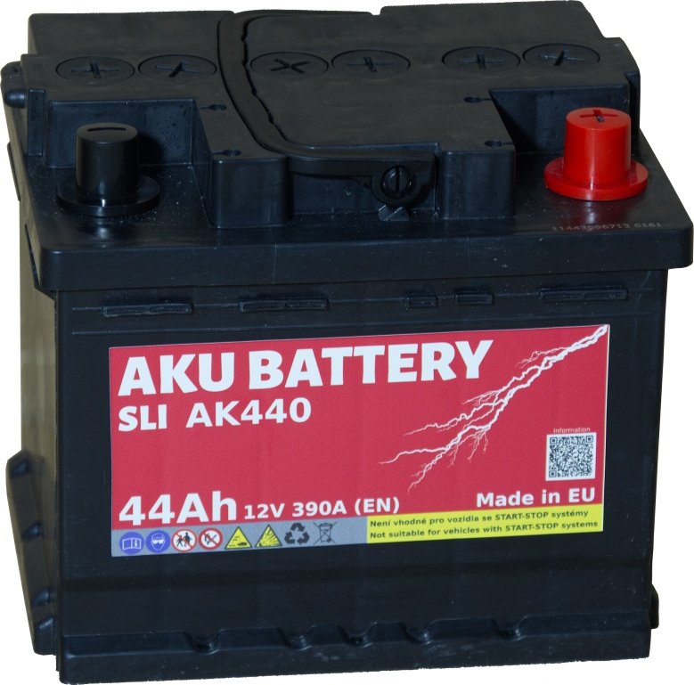 Autobaterie AKU SLI 12V 44Ah 390A AK440