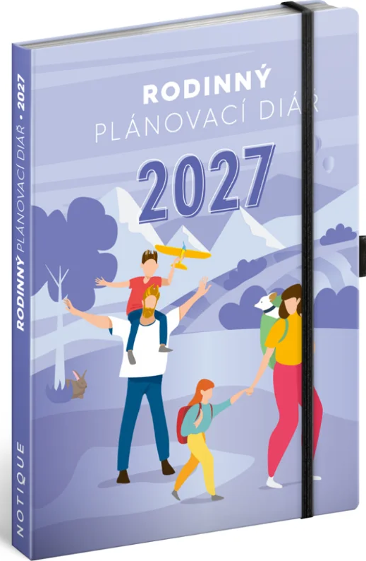 Diář 2027 Rodinný plánovací (týdenní)