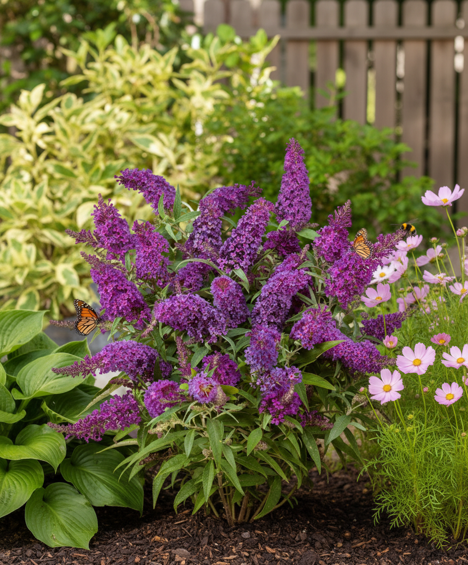 Zakrslý motýlí keř 'Candy Little Purple'