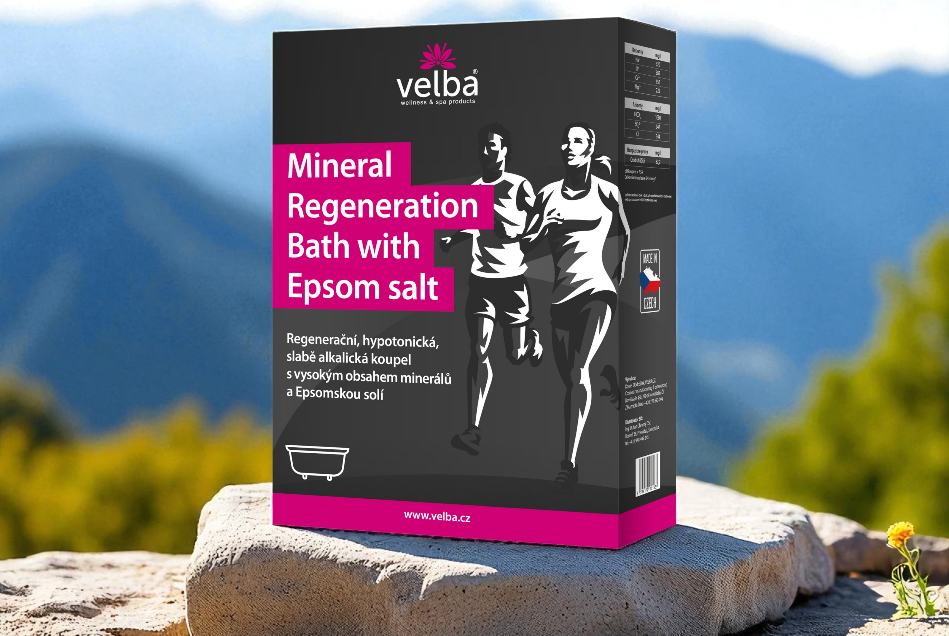 Velba.cz Minerální regenerační koupel s Epsomskou solí