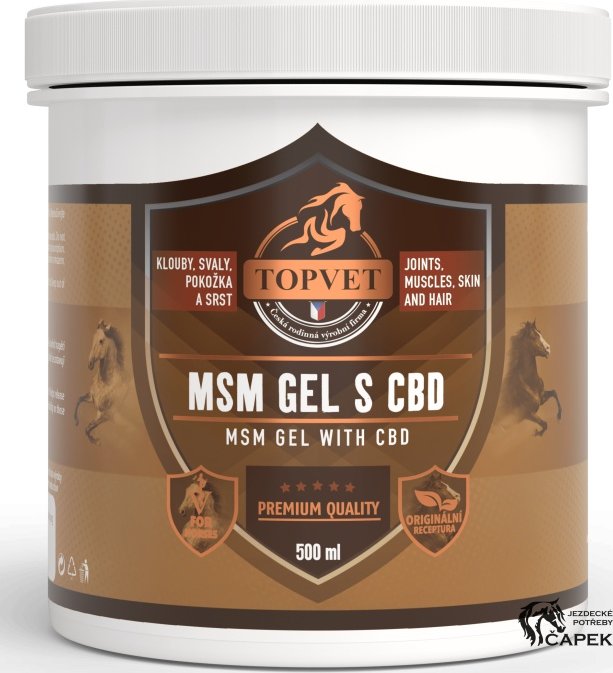 Gel Topvet -MSM S CBD-