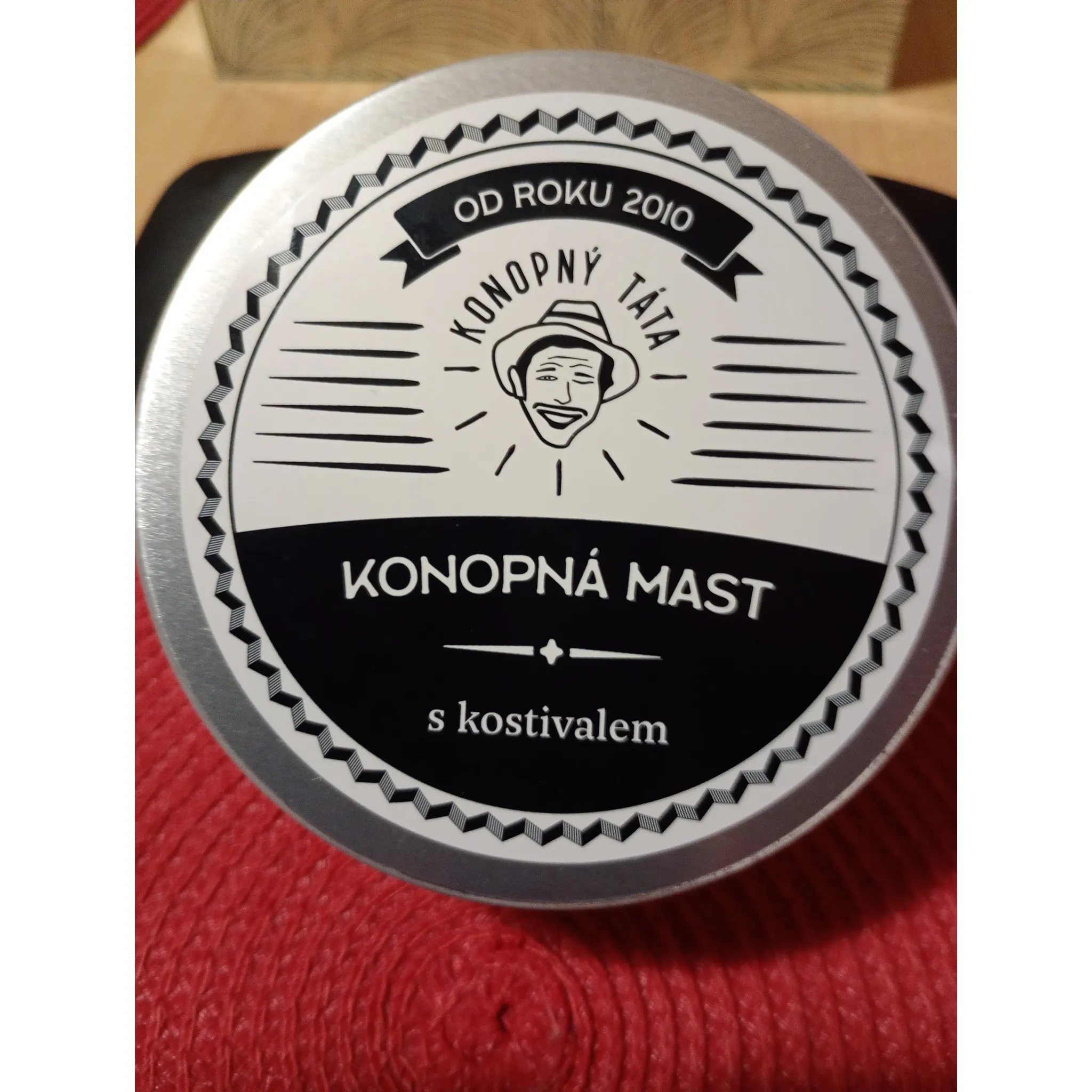 Fotografie 4 - Bylinná léčivá mast Konopný táta Konopná mast s kostivalem 15 ml