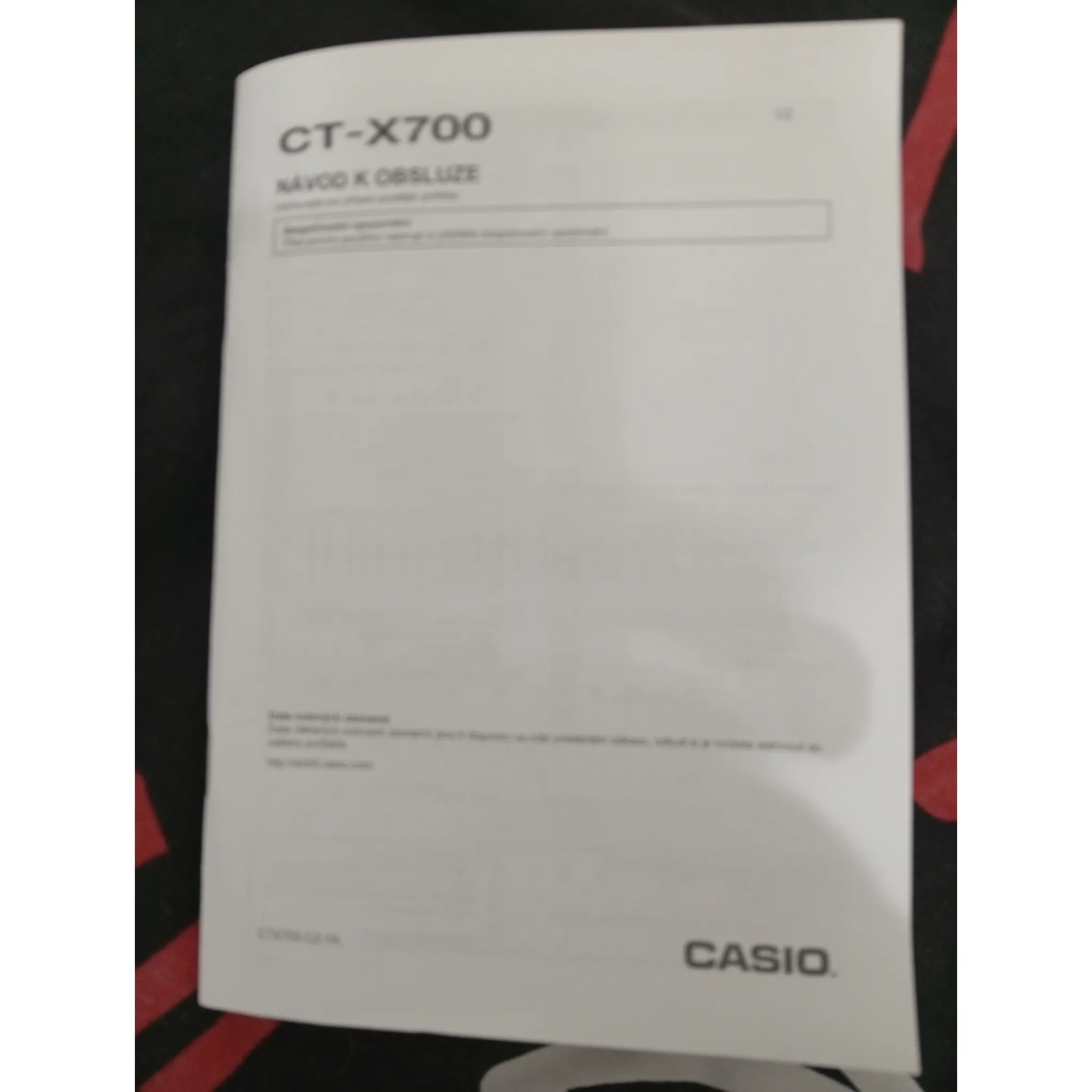 Fotografie 3 - Keyboard Casio CT-X700