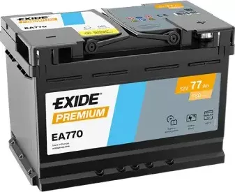 Startovací baterie 77Ah 760A 12V PROMO (EA770)