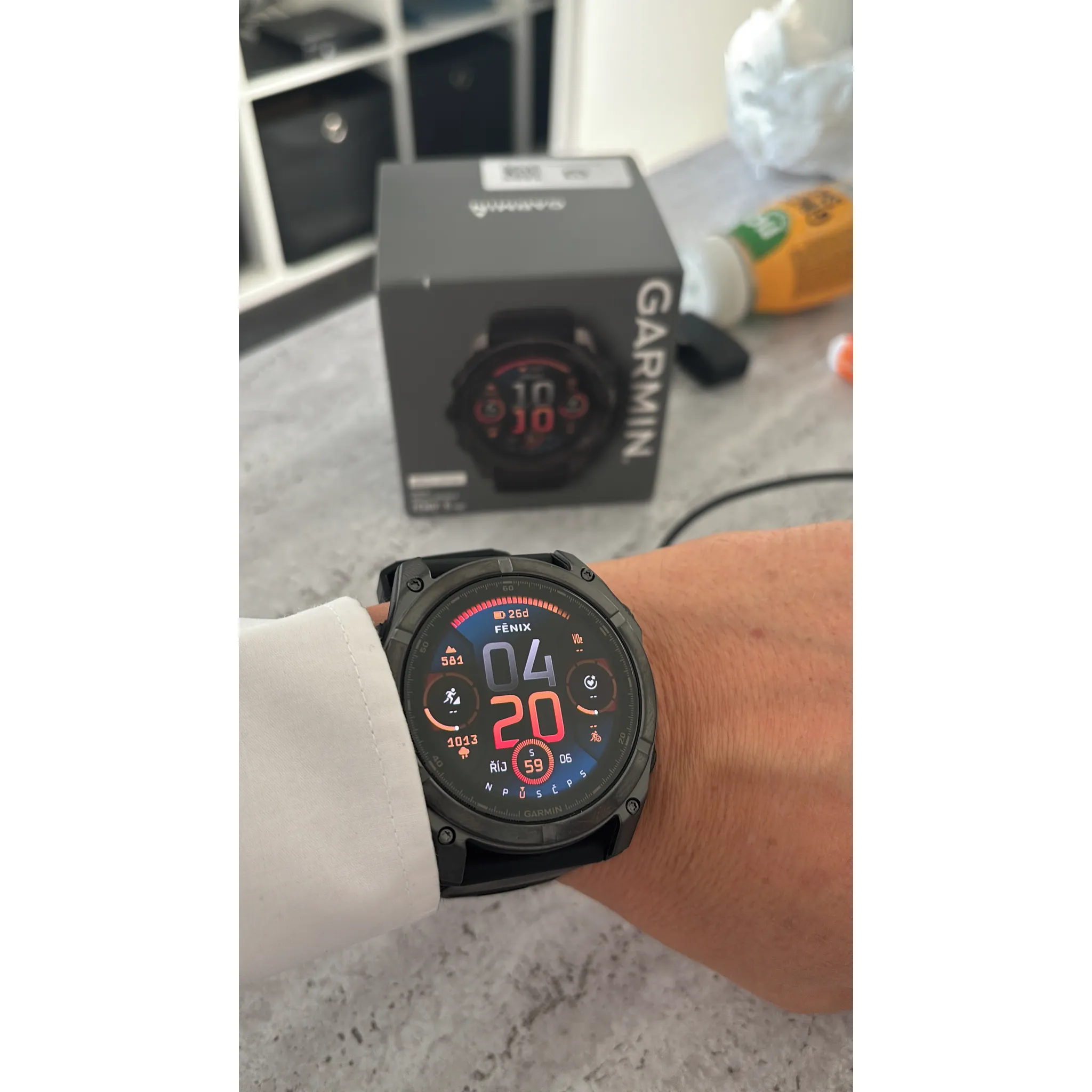 Fotografie 13 - Chytré hodinky Garmin fēnix 8 51 mm Sapphire Carbon Gray DLC Titanium Black/Gray Silicone Band