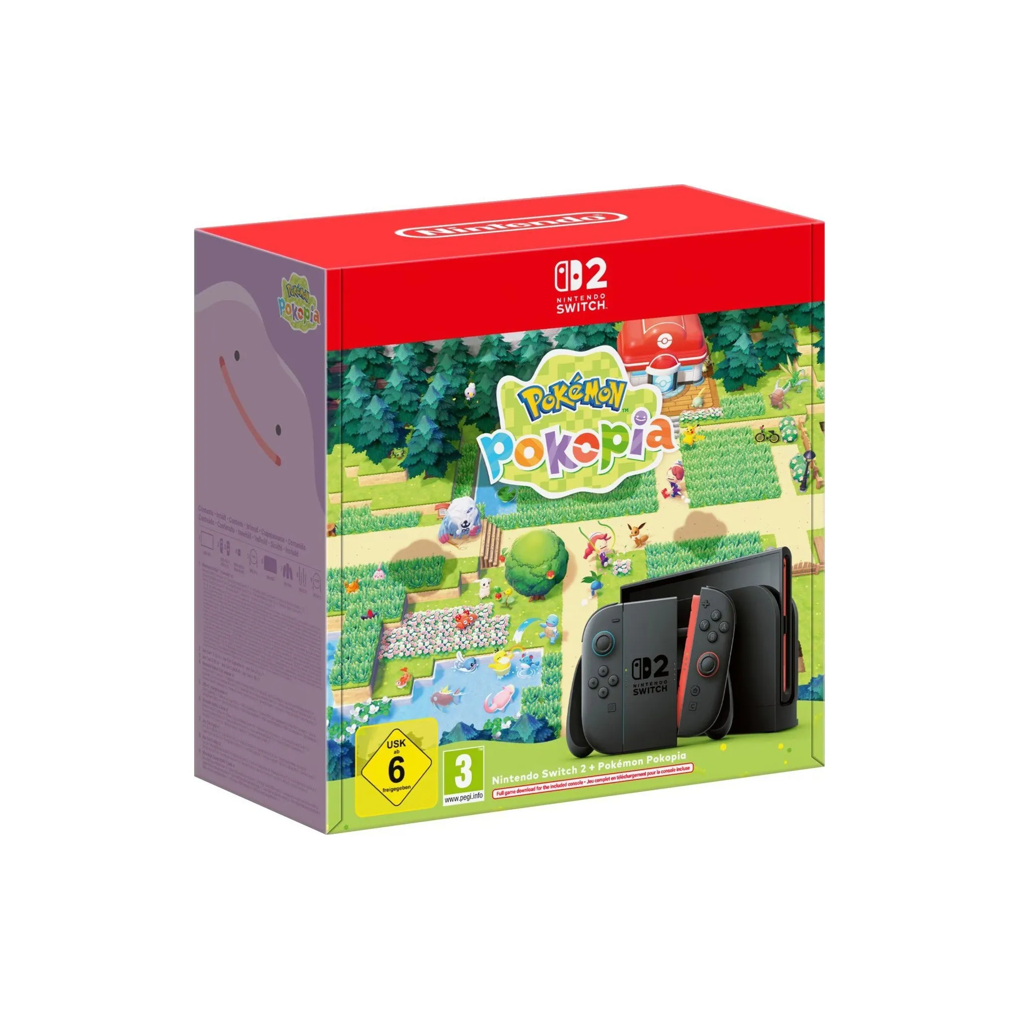 Fotografie 1 - Herní konzole Nintendo Switch 2 černá + Pokémon Pokopia