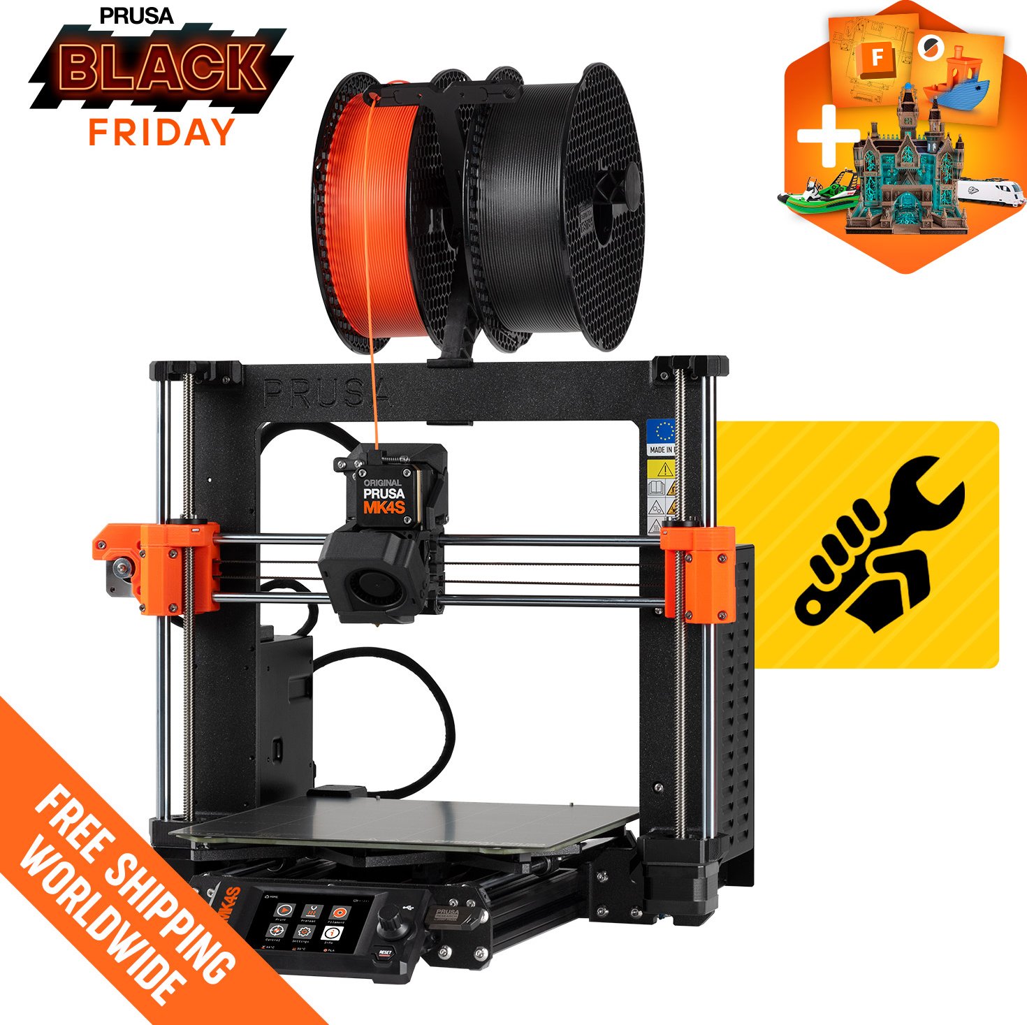 Original Prusa MK4S stavebnice 3D tiskárny