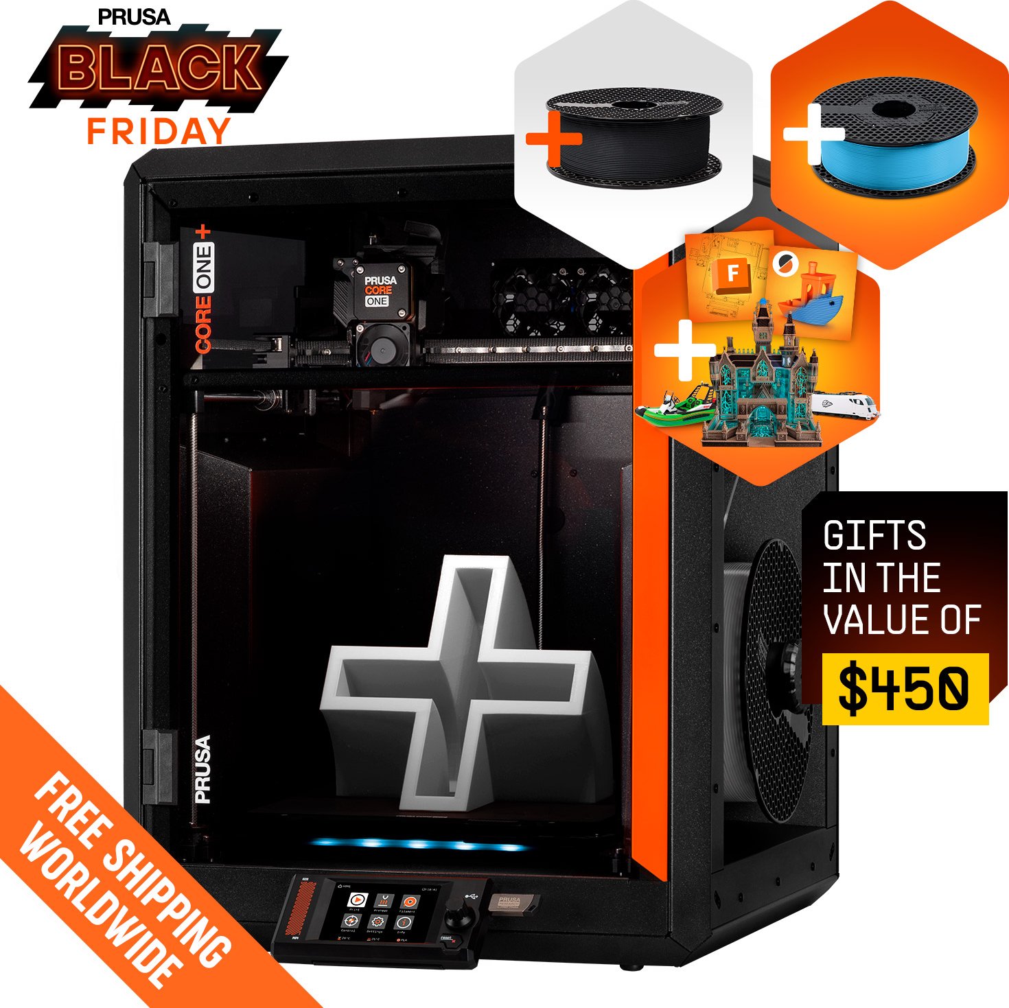 Prusa CORE One+ (Gen 2) 3D tiskárna