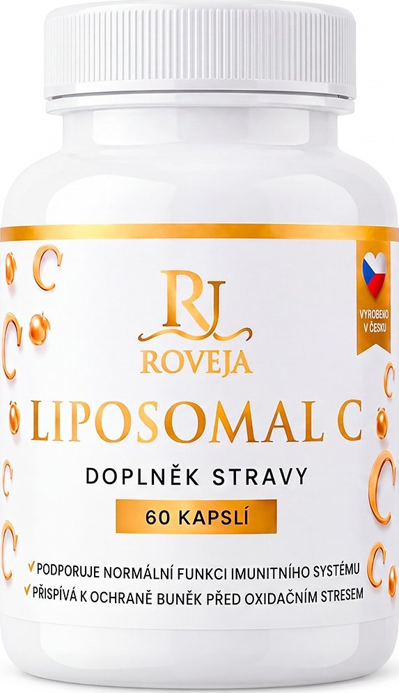 Lipozomální vitamin C 280 mg – forma s lepší vstřebatelností, 60 veganských kapslí