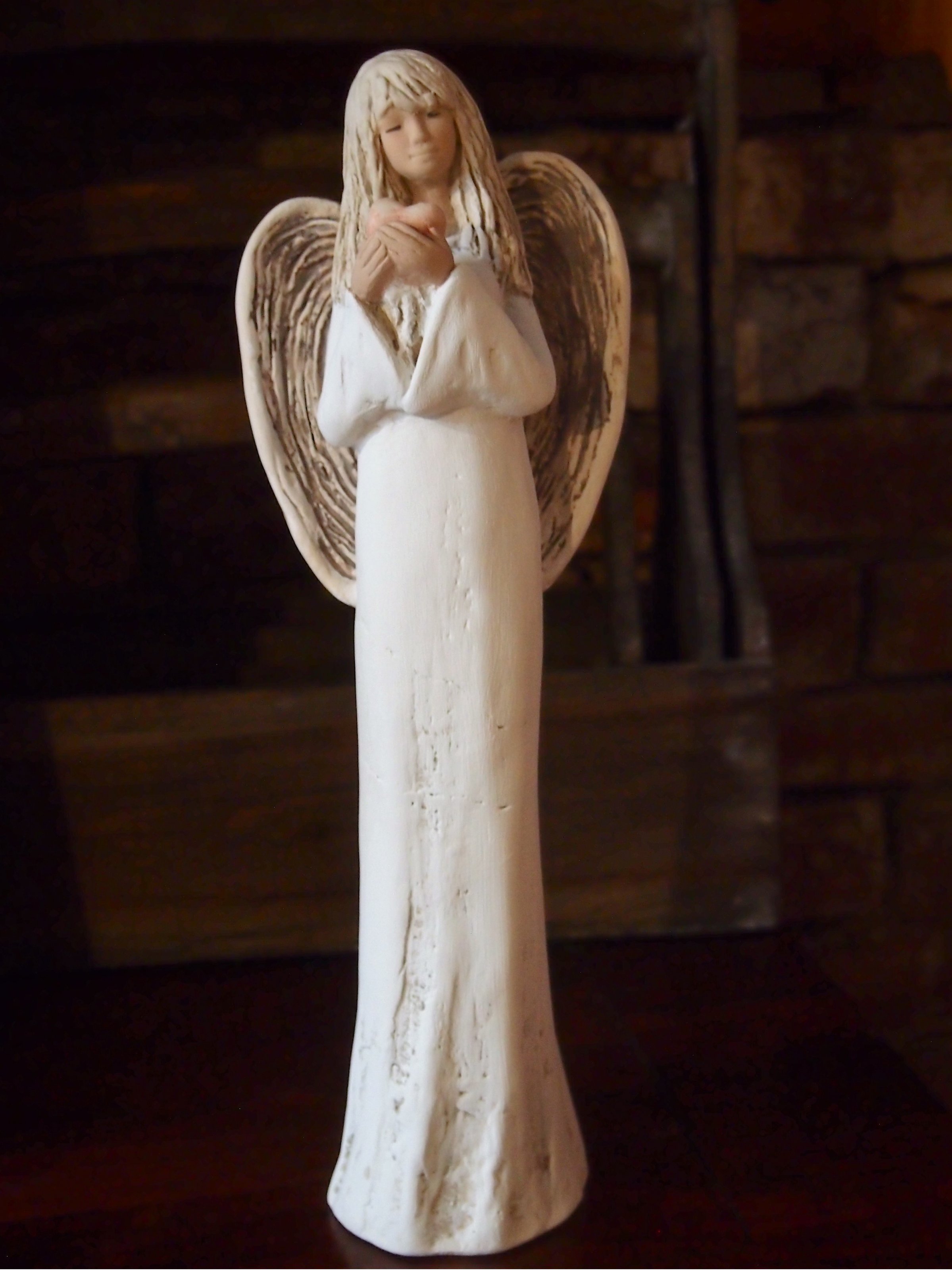 Soška andílka Miluji Tě - 38cm