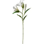 Dekorační umělá květina lilie 71 cm bílá