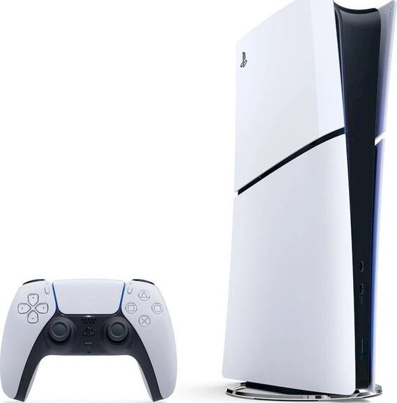 PlayStation 5 Slim Digital Edition 825GB + DualSense Wireless Controller bílý