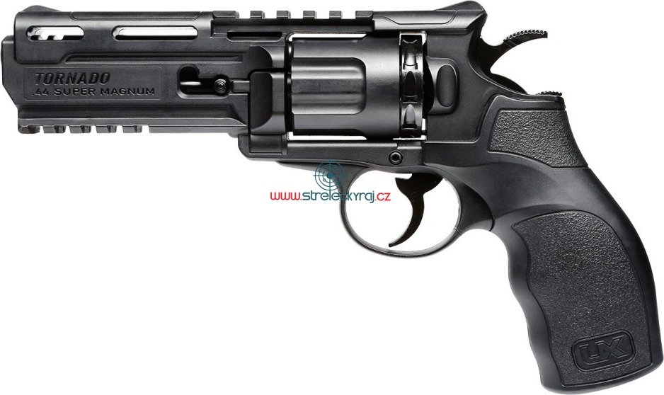 Vzduchový revolver UX Tornado ráže 4,5 mm BB ocelové broky